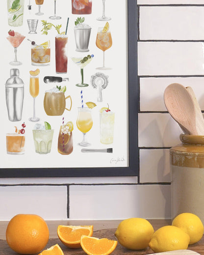 Cocktails | Large Scale Print | A3