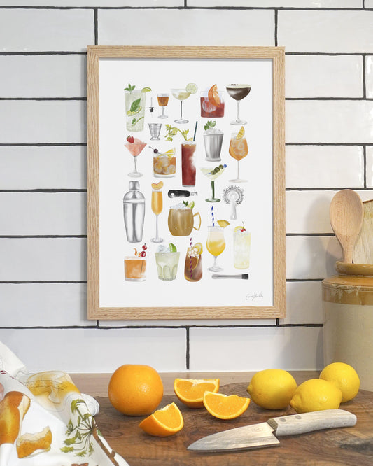 Cocktails | Large Scale Print | A3