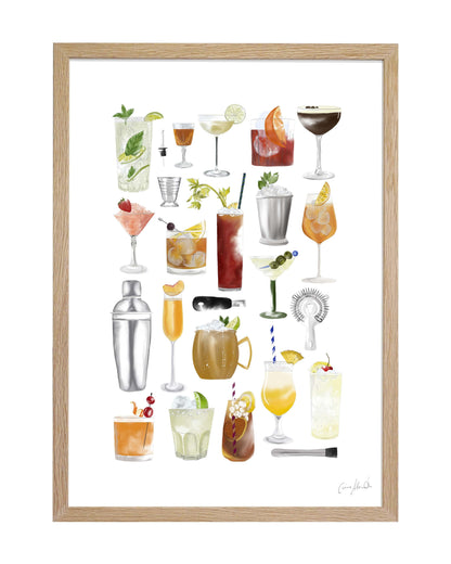 Cocktails | Large Scale Print | A2