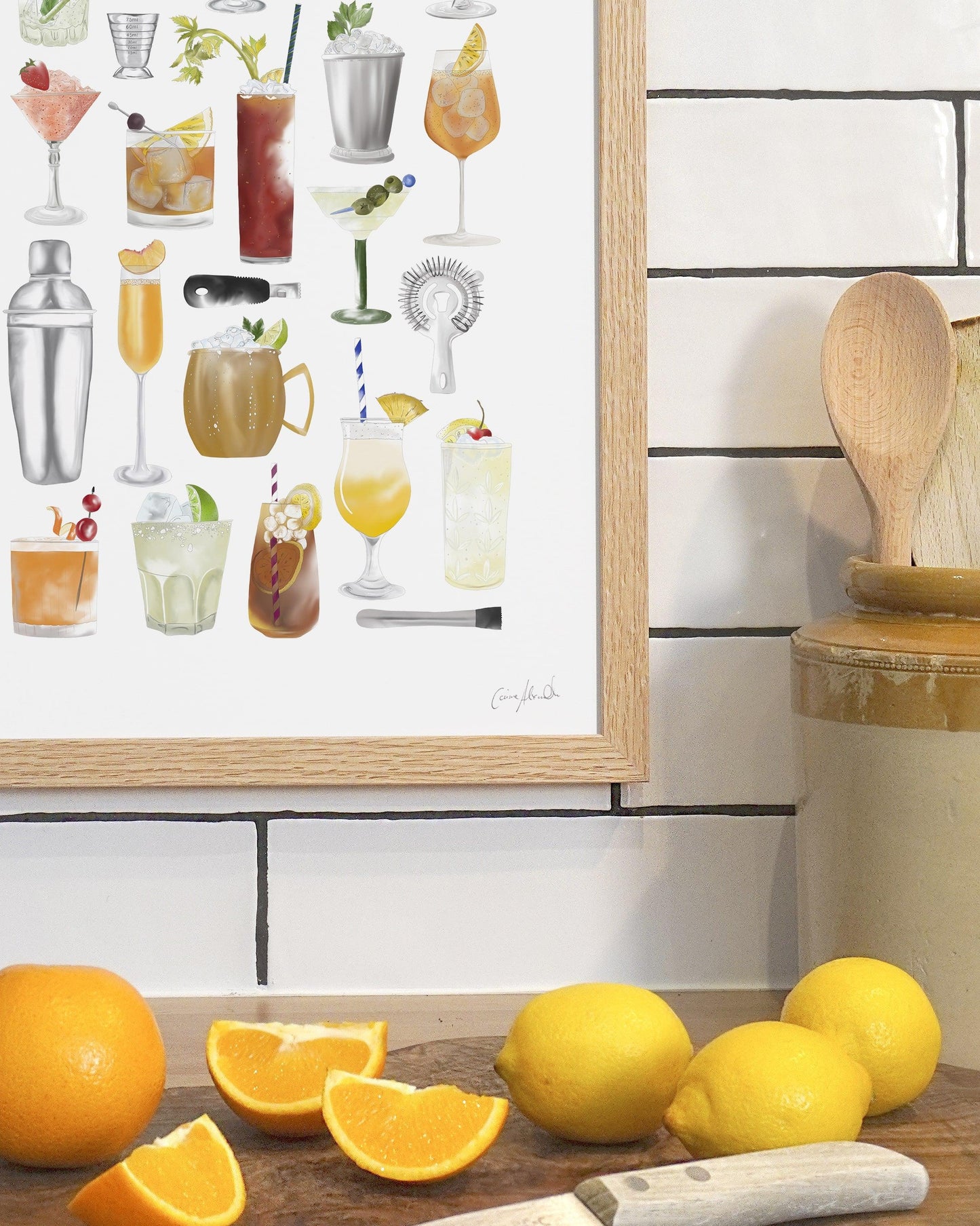 Cocktails | Large Scale Print | A3