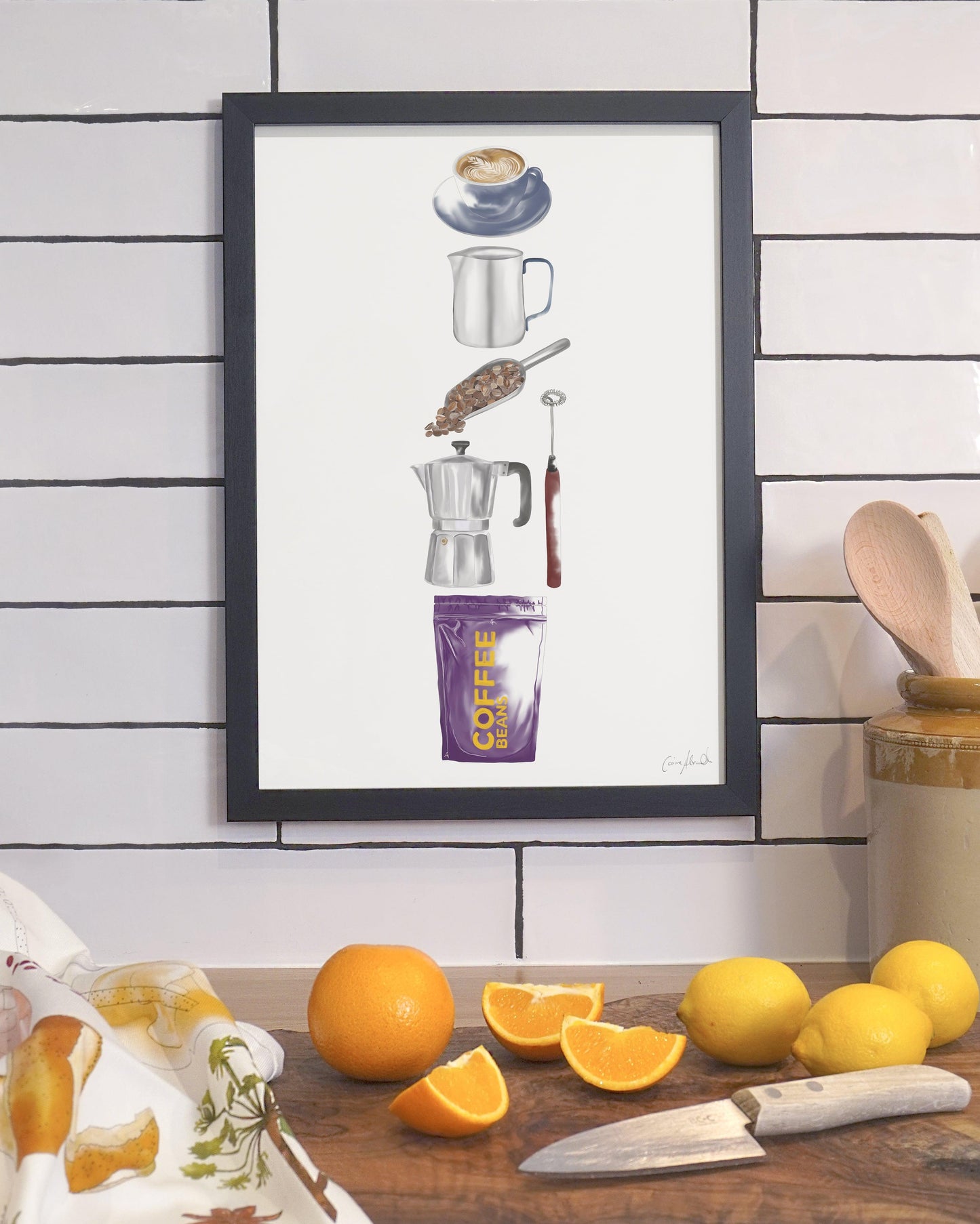 But First, Coffee | Large Scale Print | A3