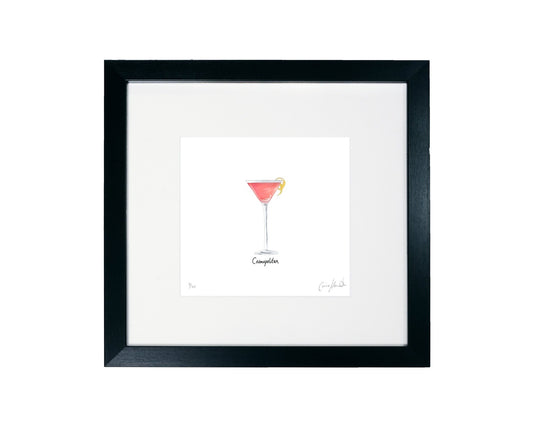 Cosmopolitan cocktail art print