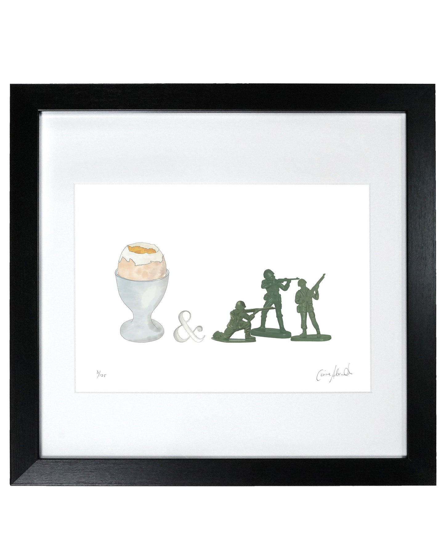 Egg & Soldiers Print