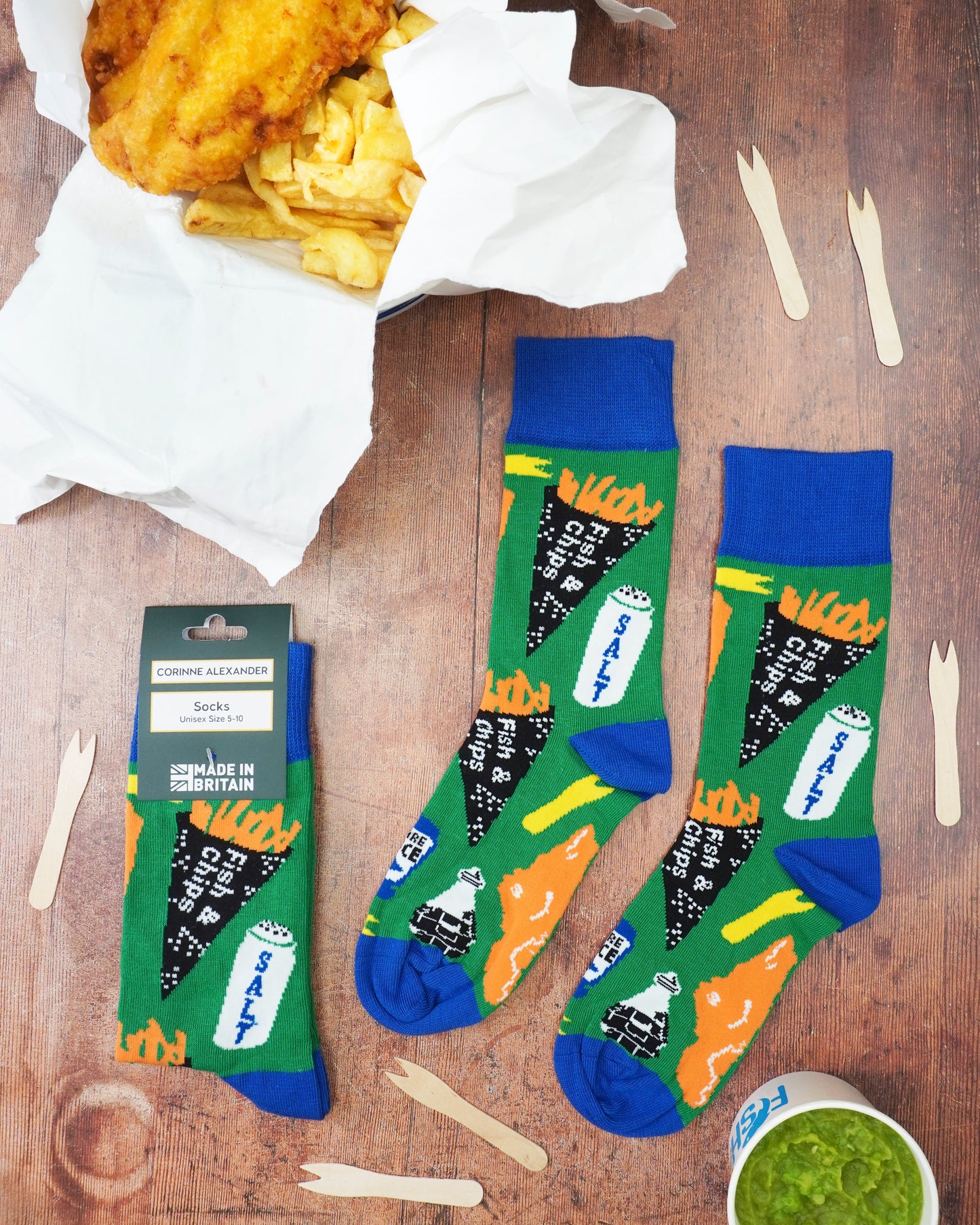 Fish & Chips Socks