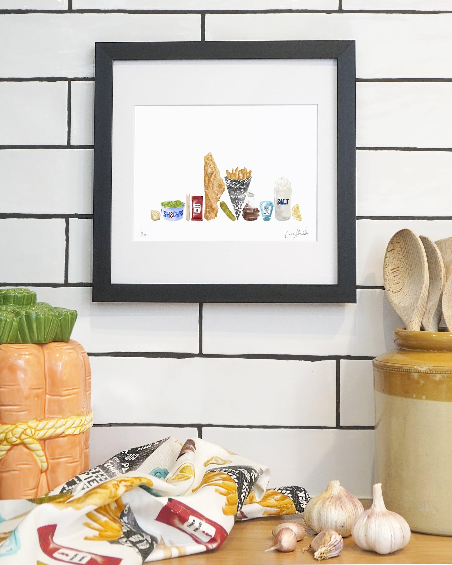 Fish & Chips Print