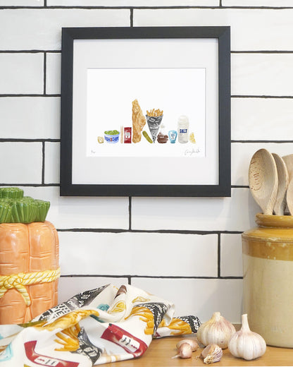 Fish & Chips Print