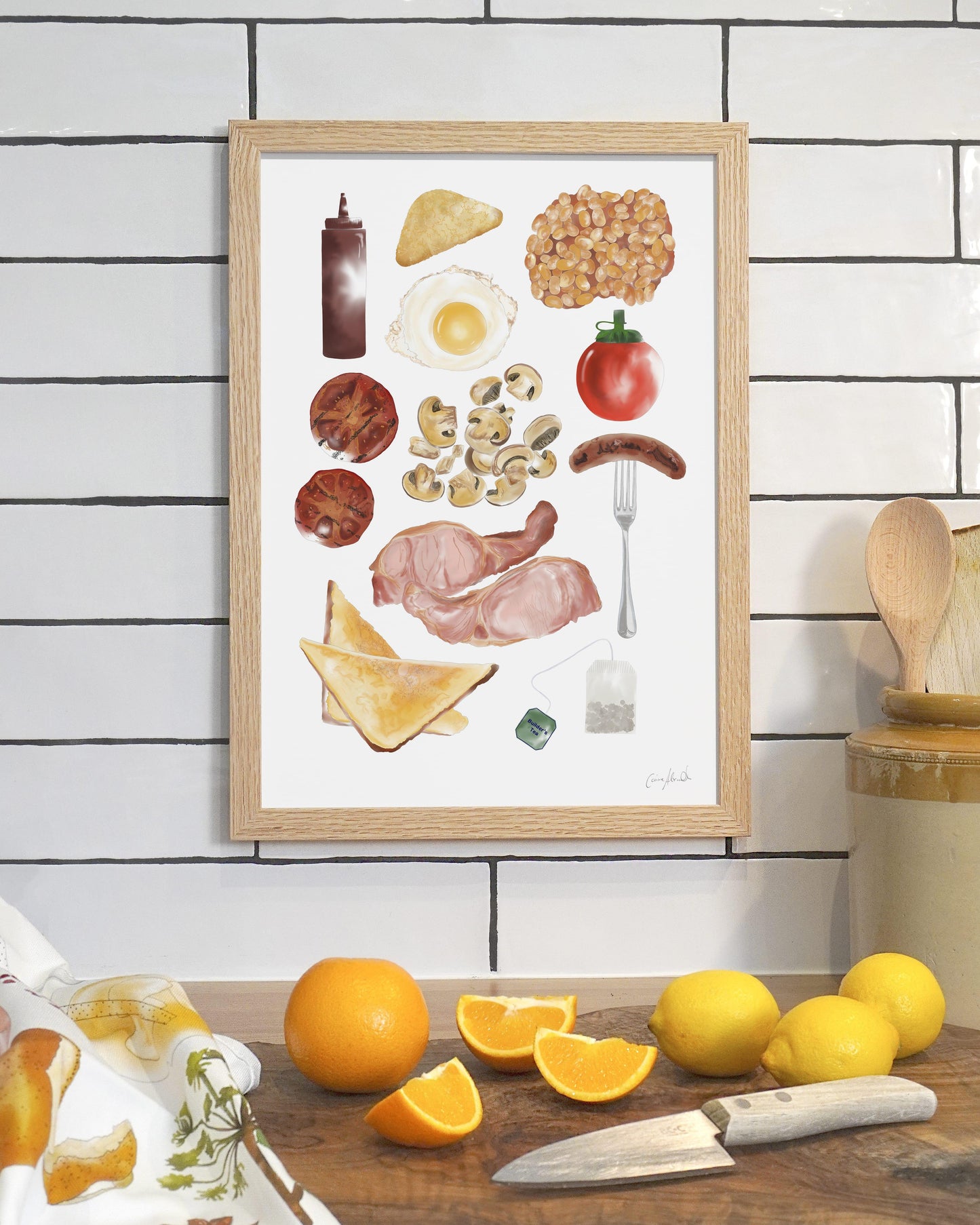 Full English | Large Scale Print | A3
