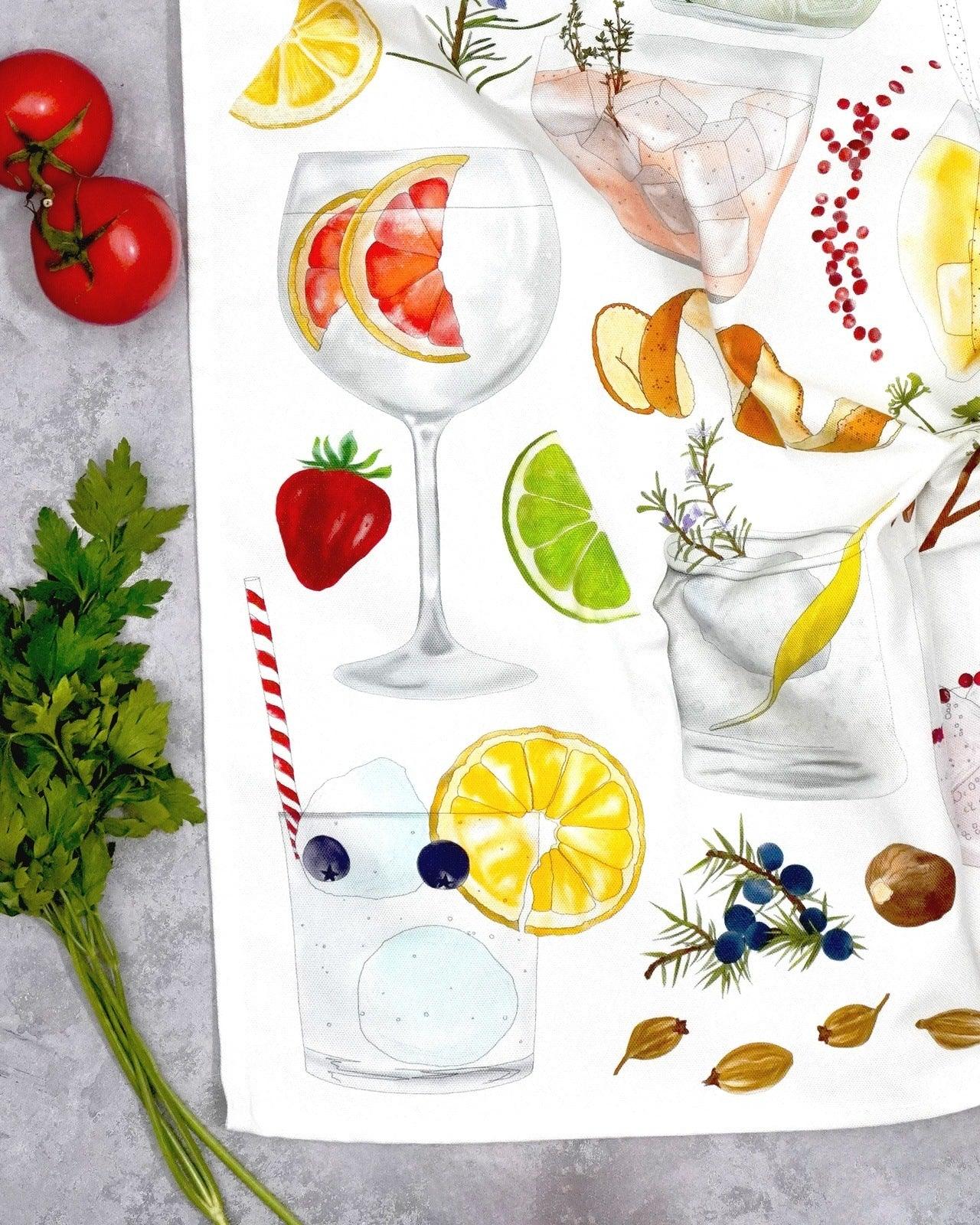 UK homeware brand with gin tea towels