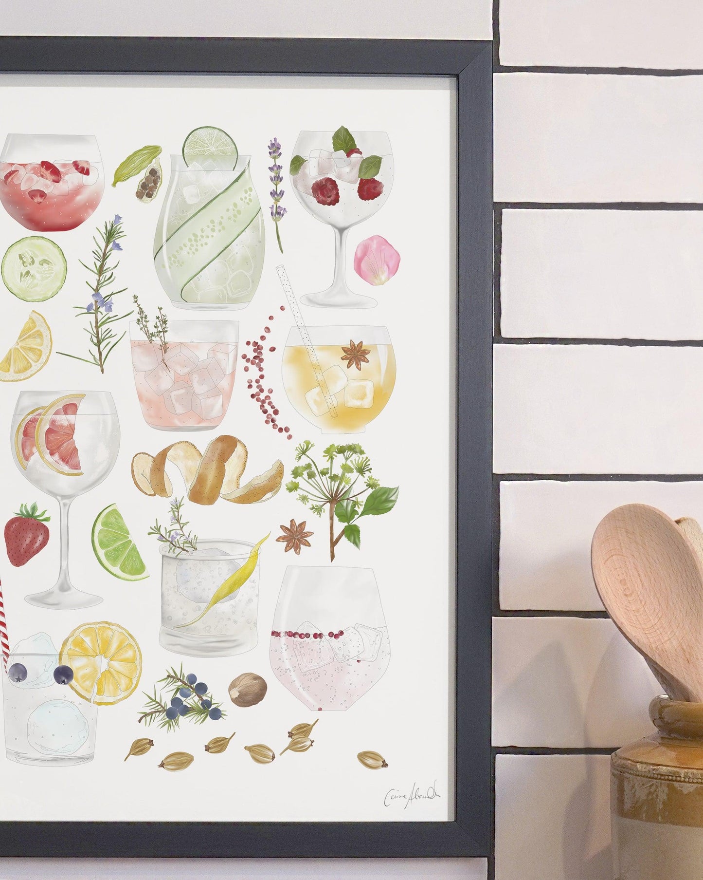 Gin & Tonic | Large Scale Print | A3