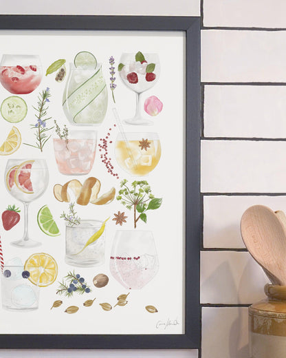 Gin & Tonic | Large Scale Print | A3