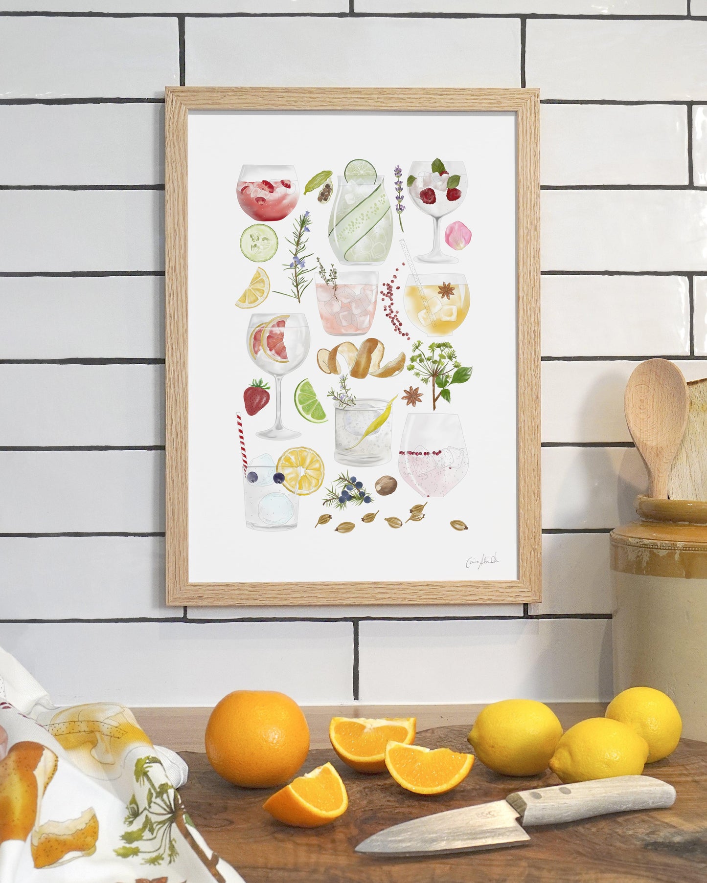 Gin & Tonic | Large Scale Print | A3