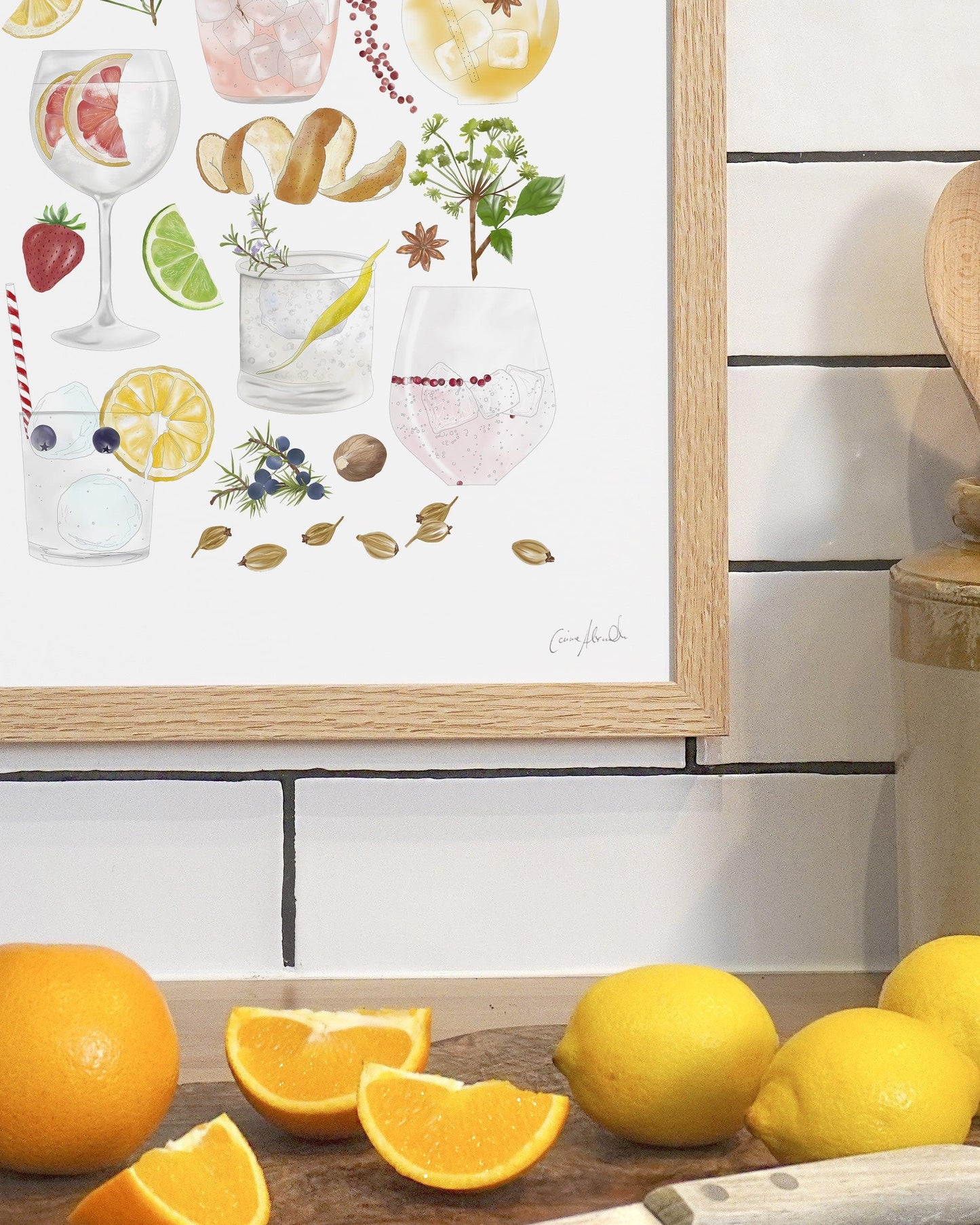 Gin & Tonic | Large Scale Print | A3