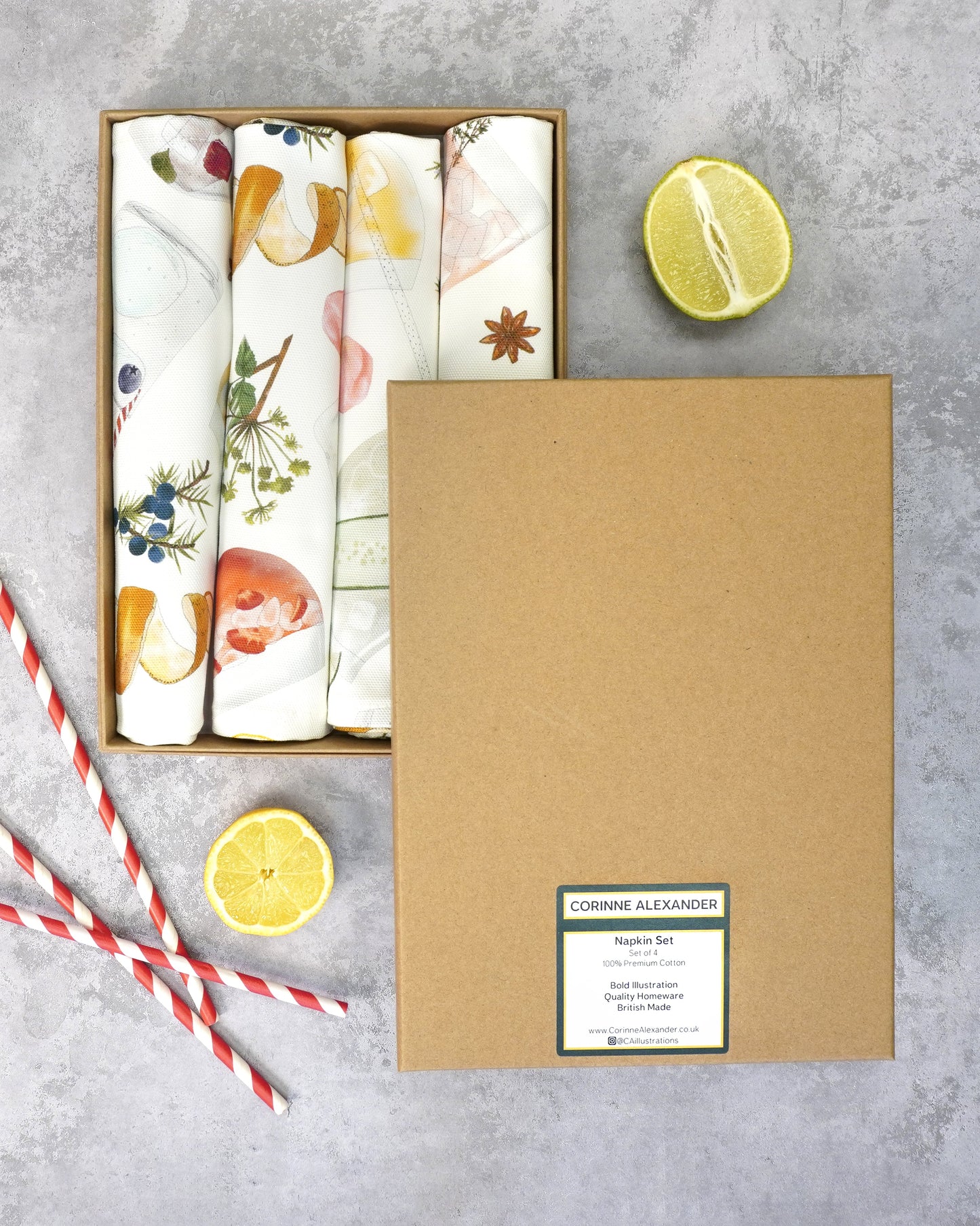 Gin Cocktail Napkin
