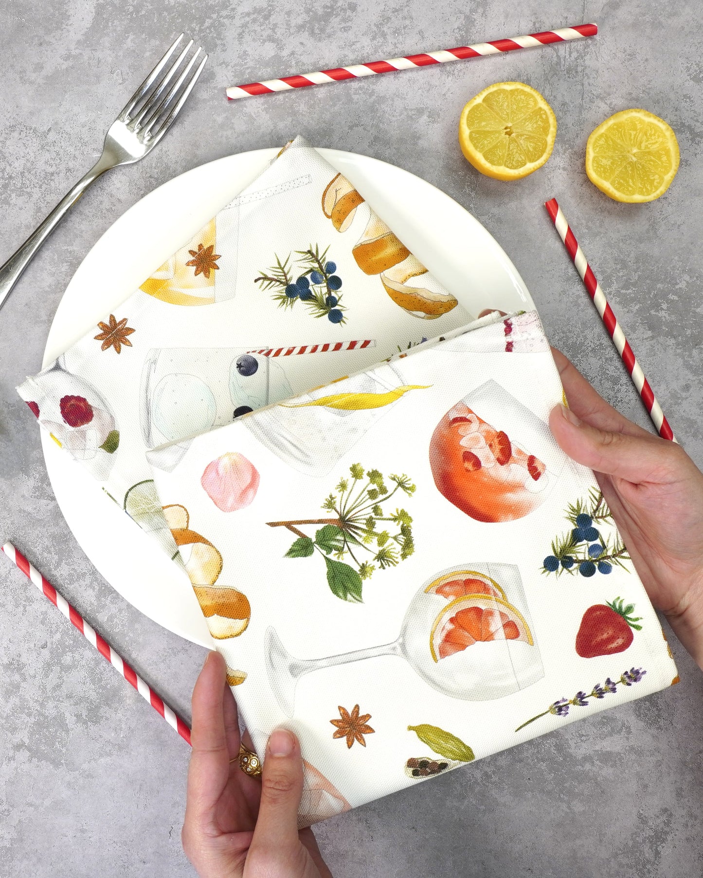 Gin Cocktail Napkin