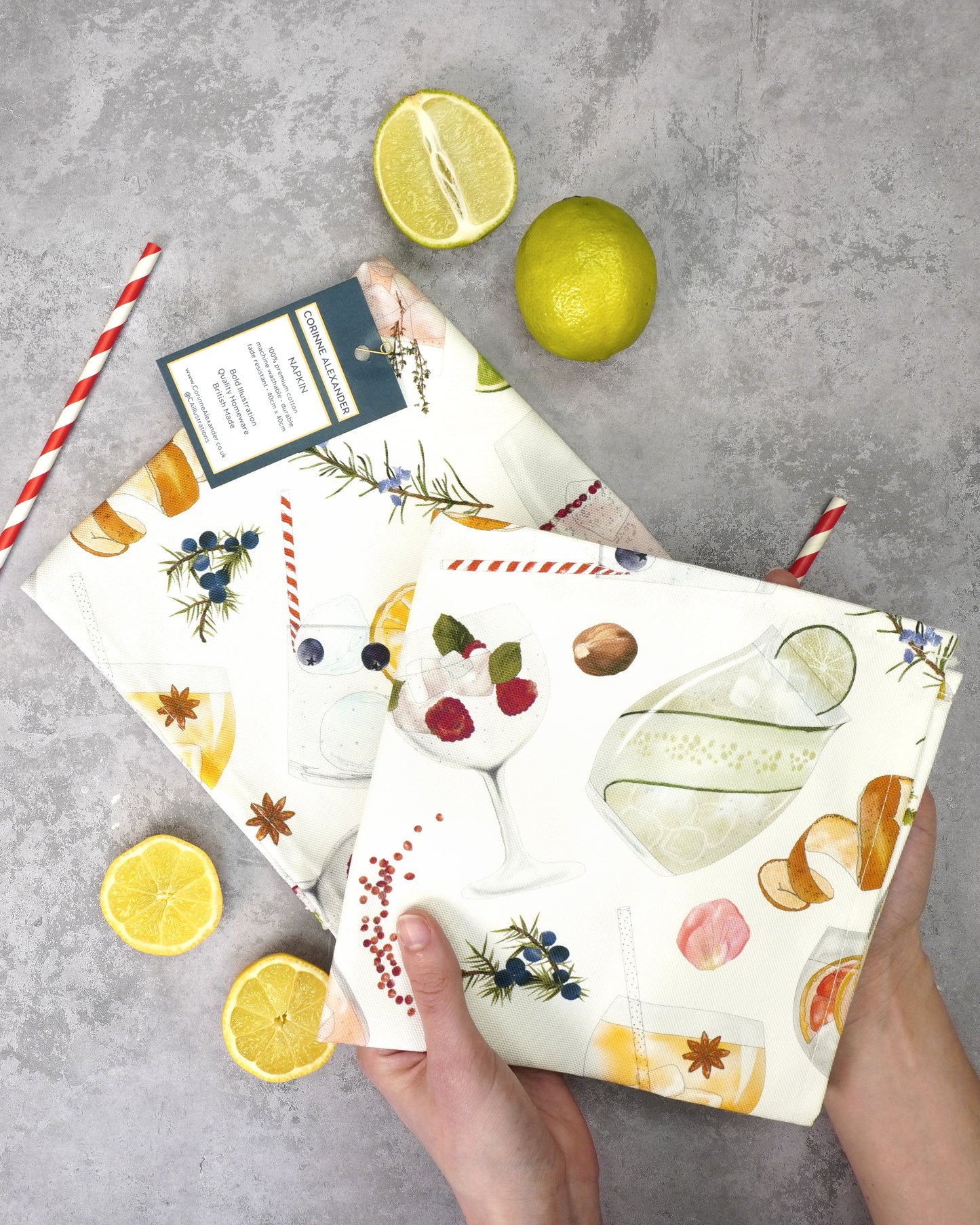 Gin Cocktail Napkin