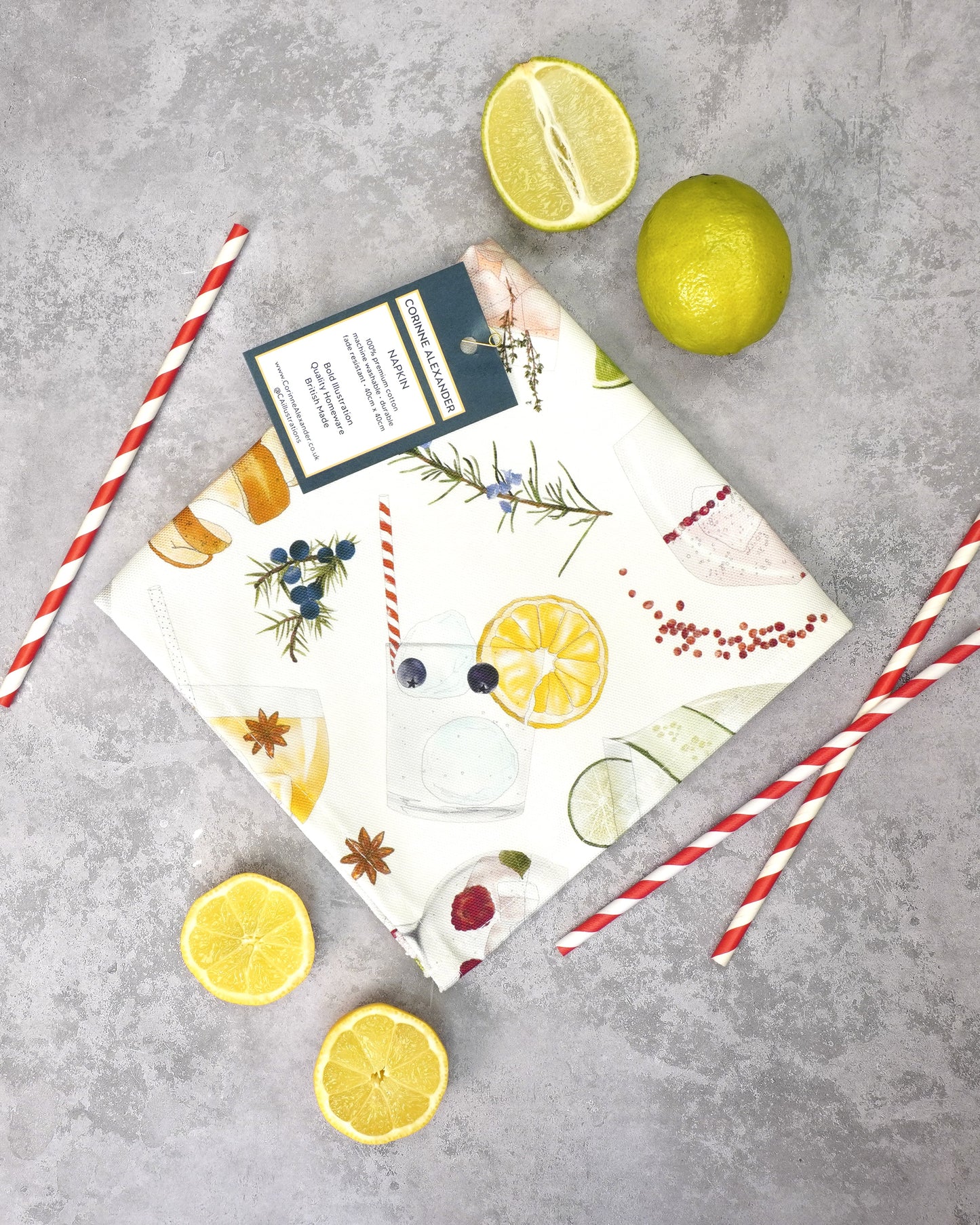 Gin Cocktail Napkin