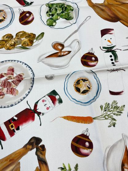 Christmas Dinner Tea Towel - SAMPLE - ONLY 2 AVAILABLE