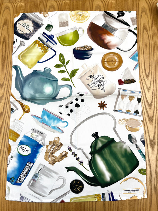 TEA Tea Towel - SAMPLE - ONLY 1 AVAILABLE