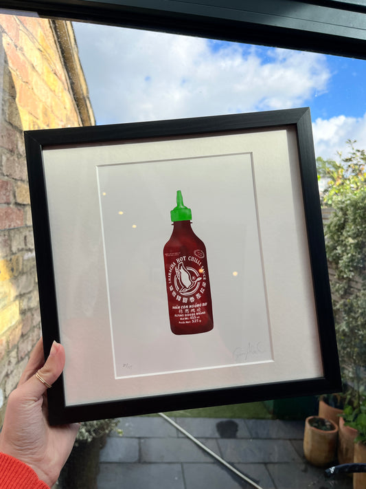 Sriracha Framed Print - DISCONTINUED FRAME