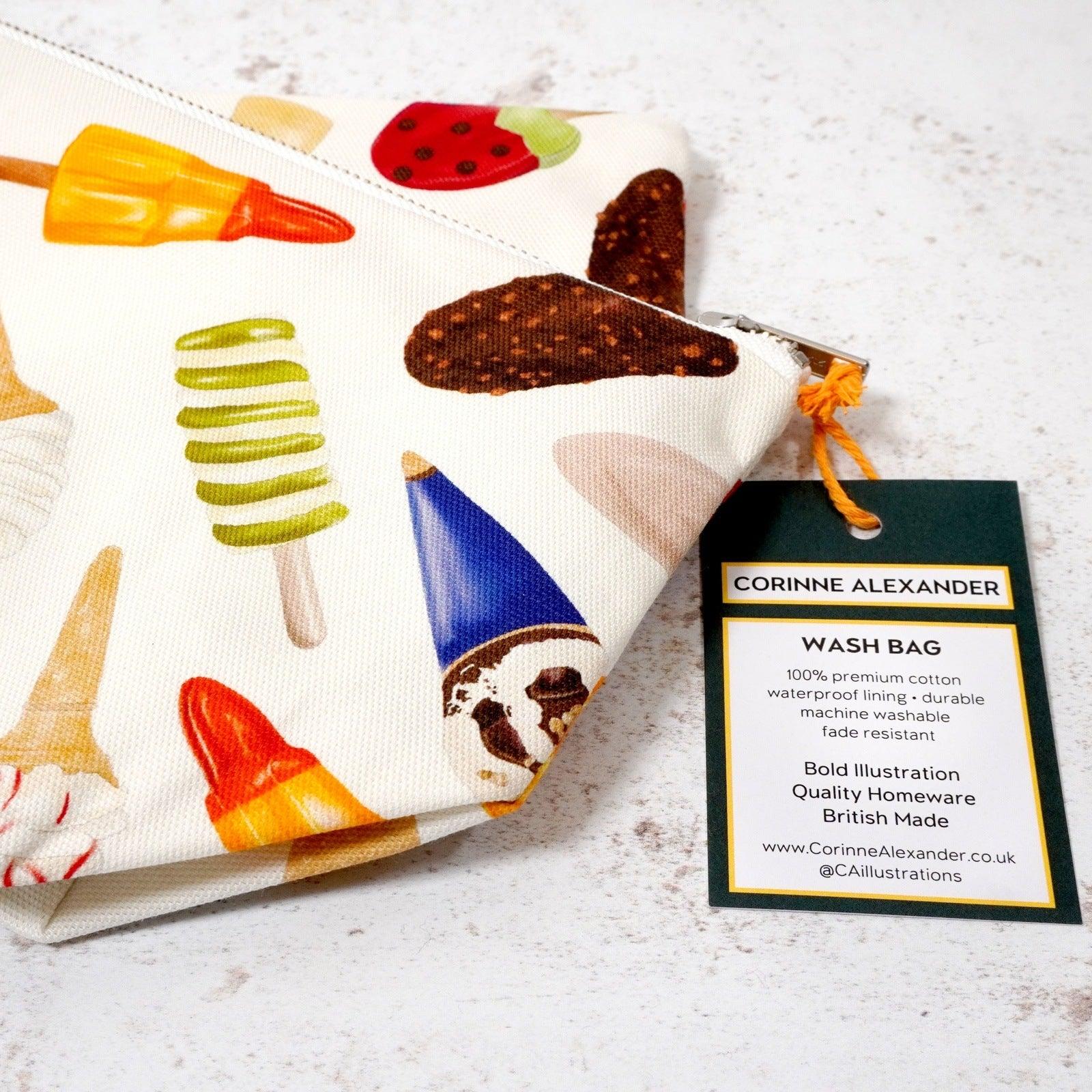 British made wash bag