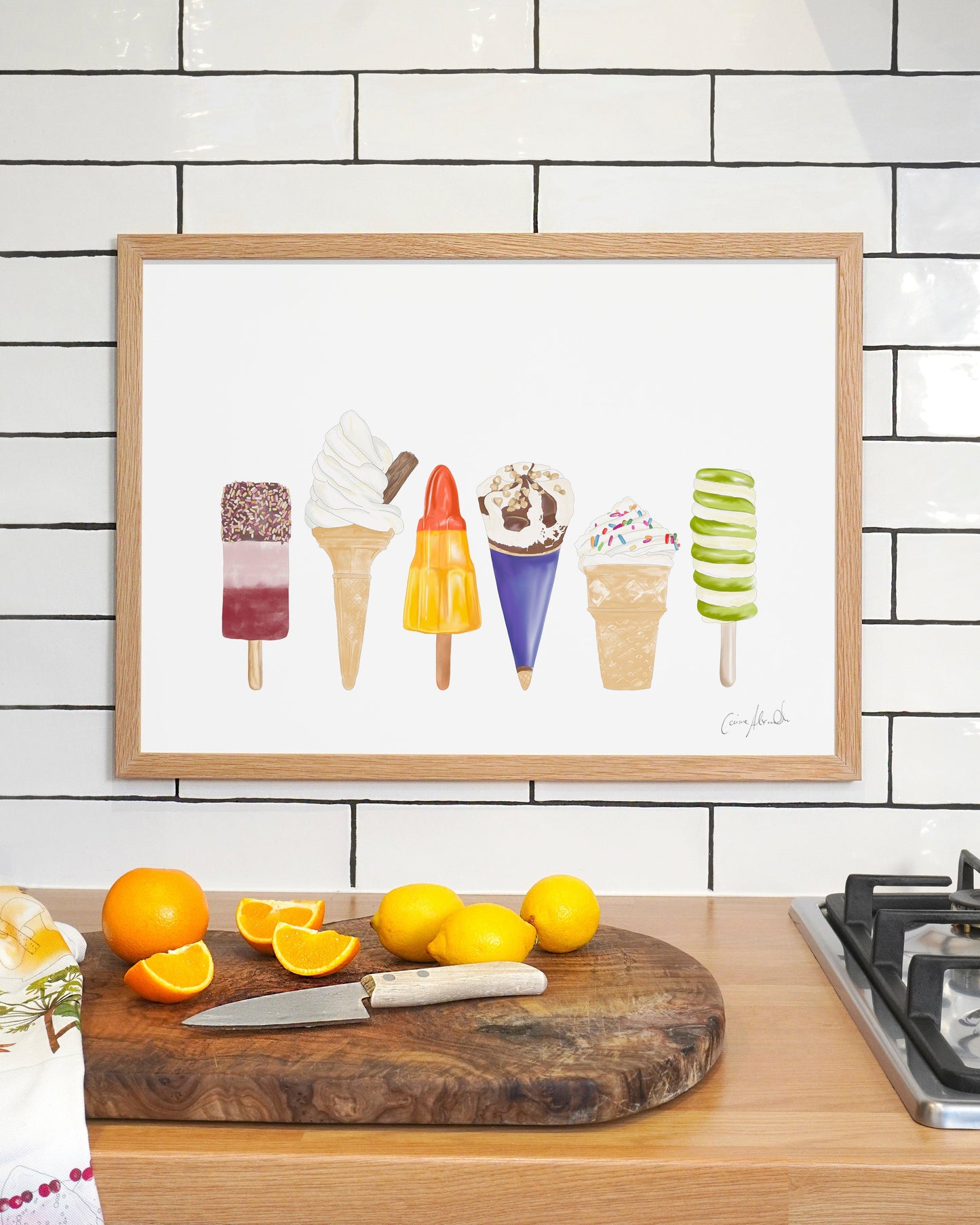 Ice Cream | Large Scale Print | A2