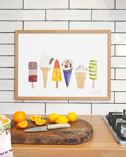 Ice Cream | Large Scale Print | A2