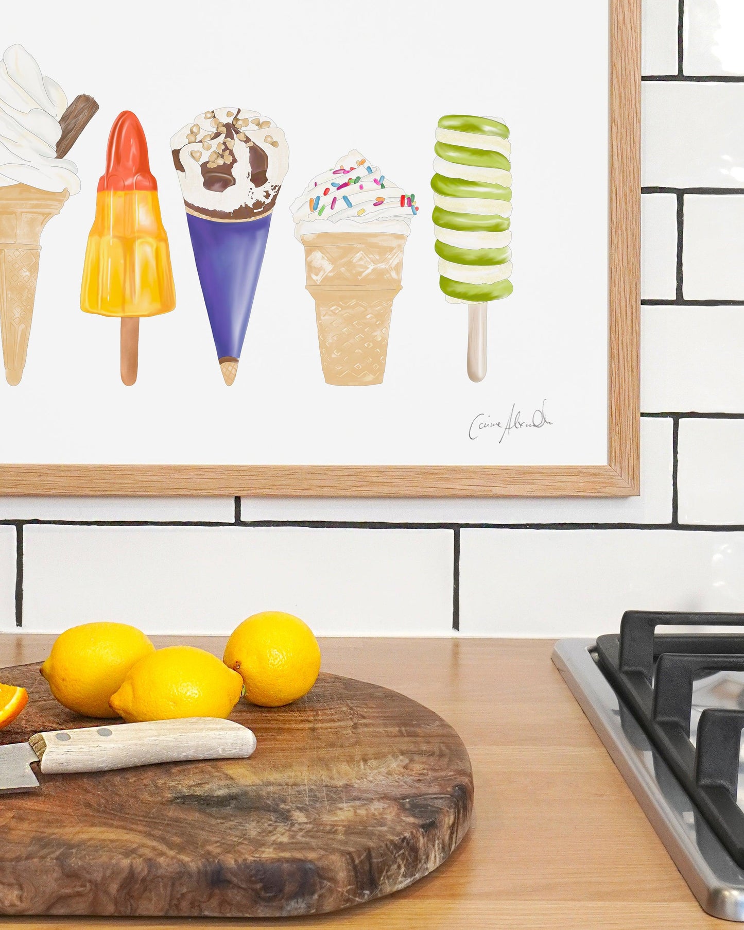 Ice Cream | Large Scale Print | A2