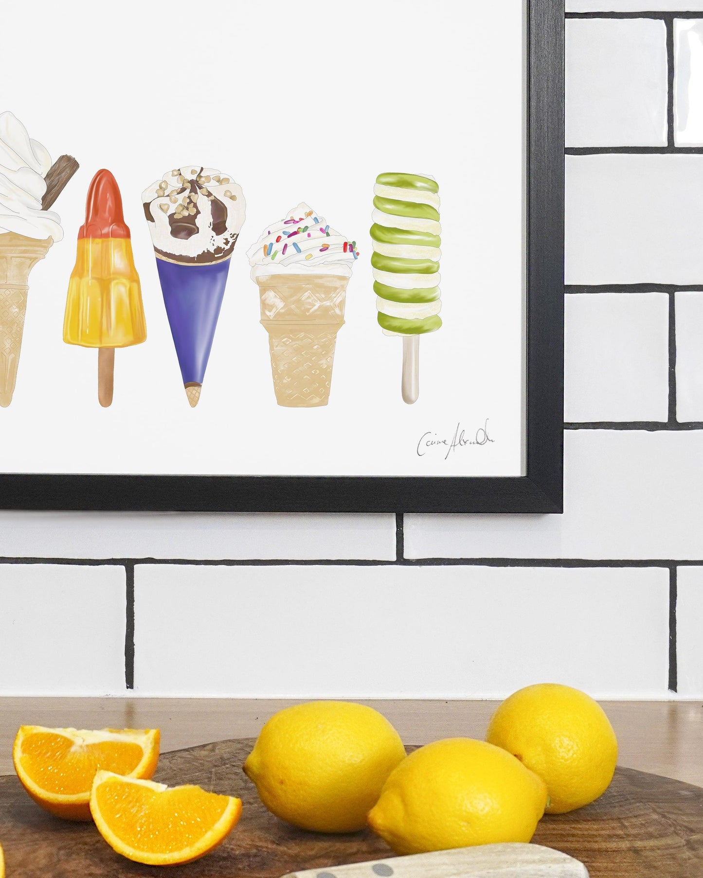 Ice Cream | Large Scale Print | A3