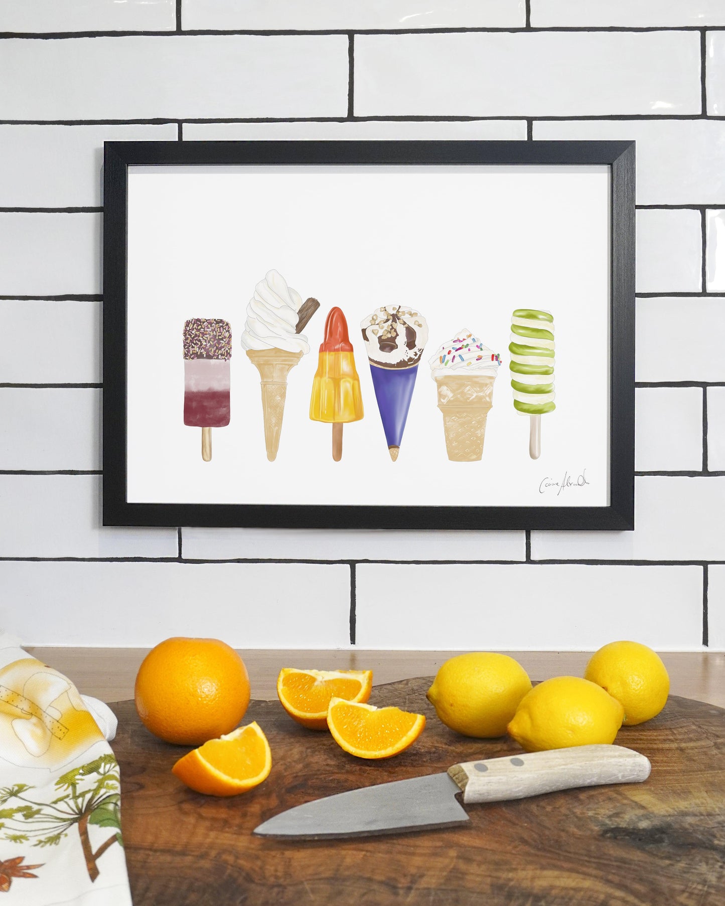 Ice Cream | Large Scale Print | A3