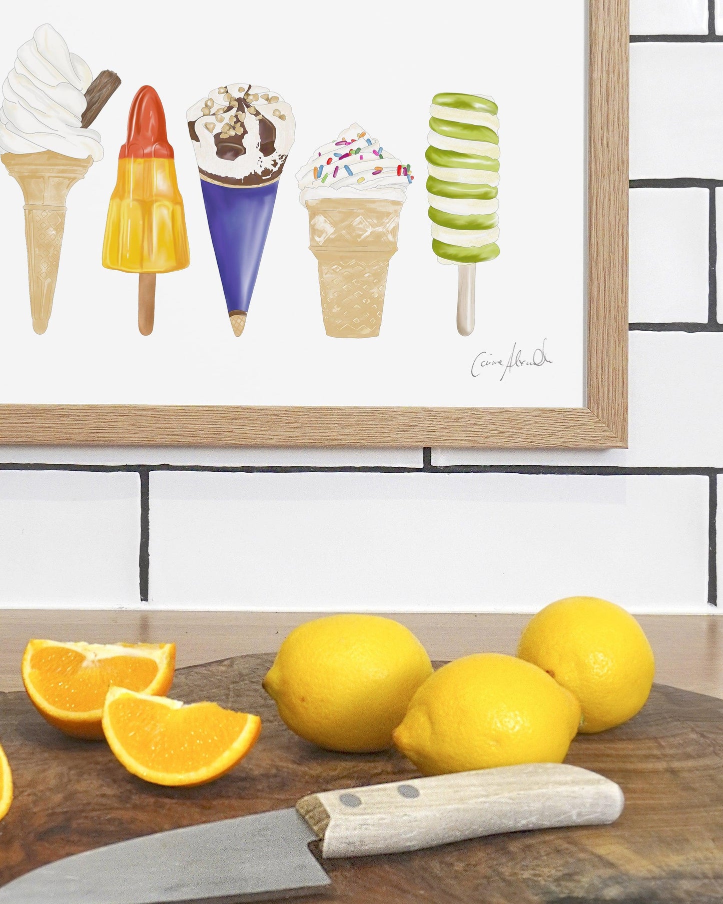 Ice Cream | Large Scale Print | A3