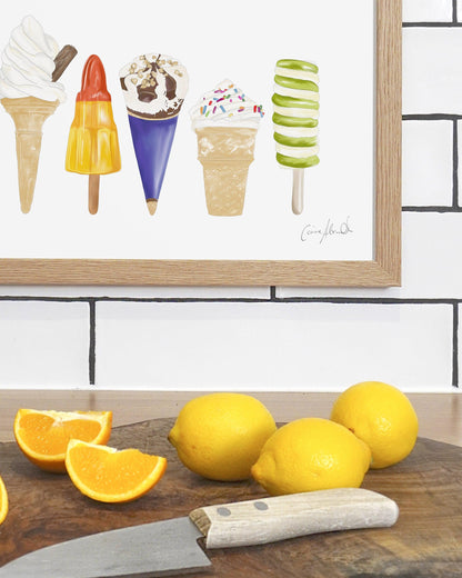 Ice Cream | Large Scale Print | A3