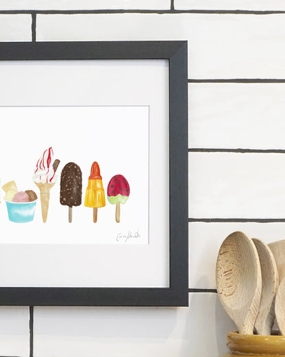 Ice Cream Print