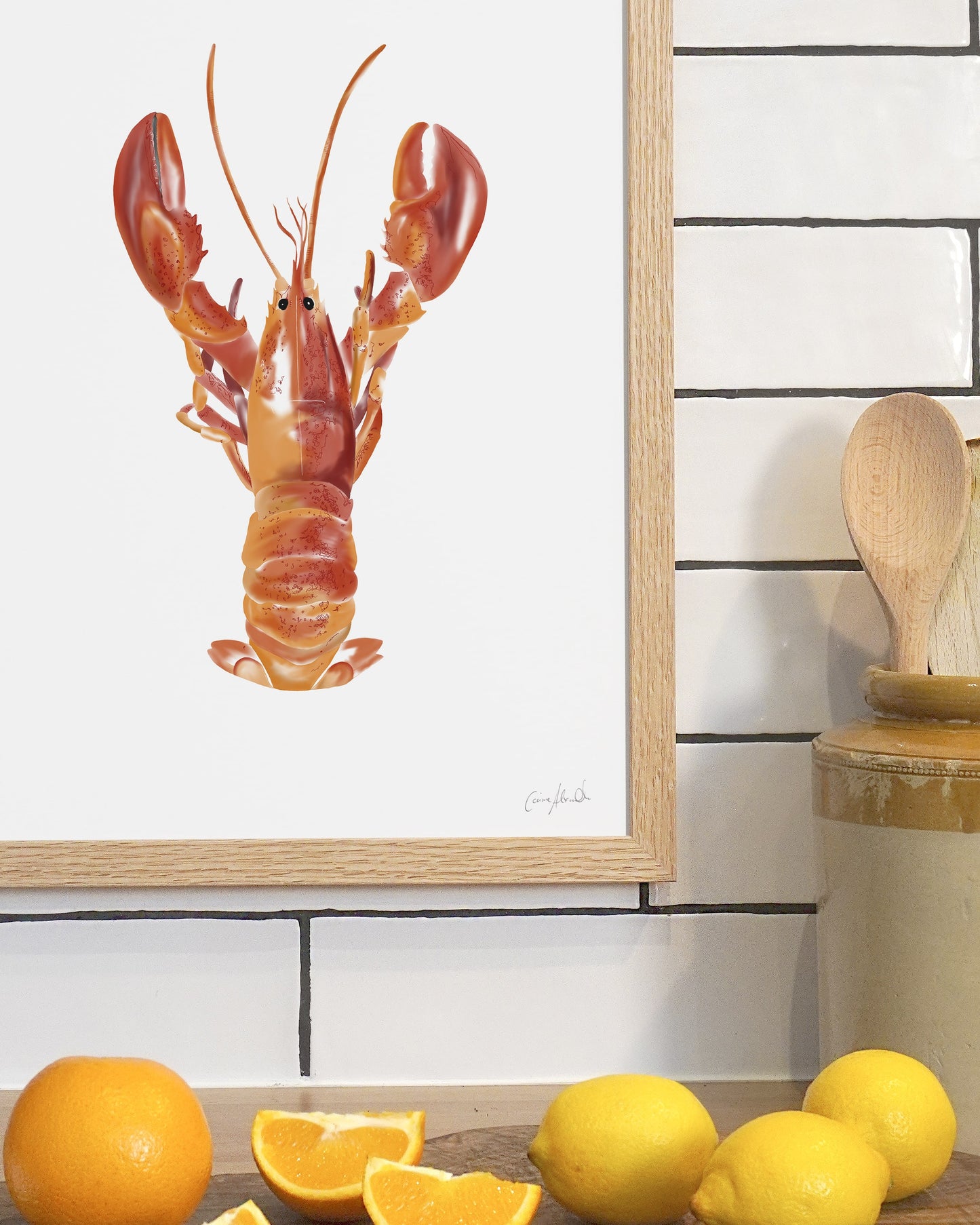 Lobster Print - Coastal Wall Art, British Made