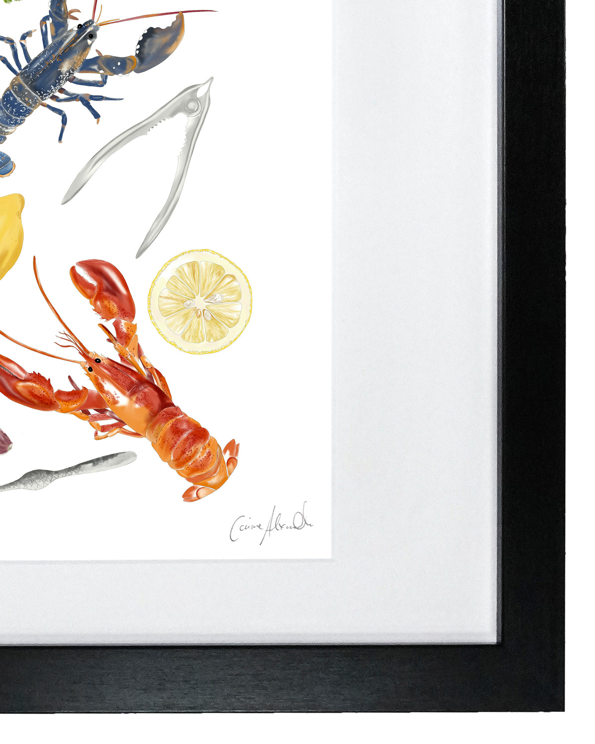 Lobster For Dinner Print - Coastal Wall Art, British Made