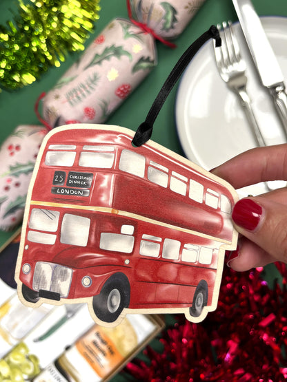London Bus Christmas Decoration