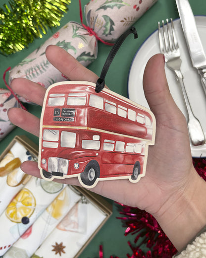 London Bus Christmas Decoration