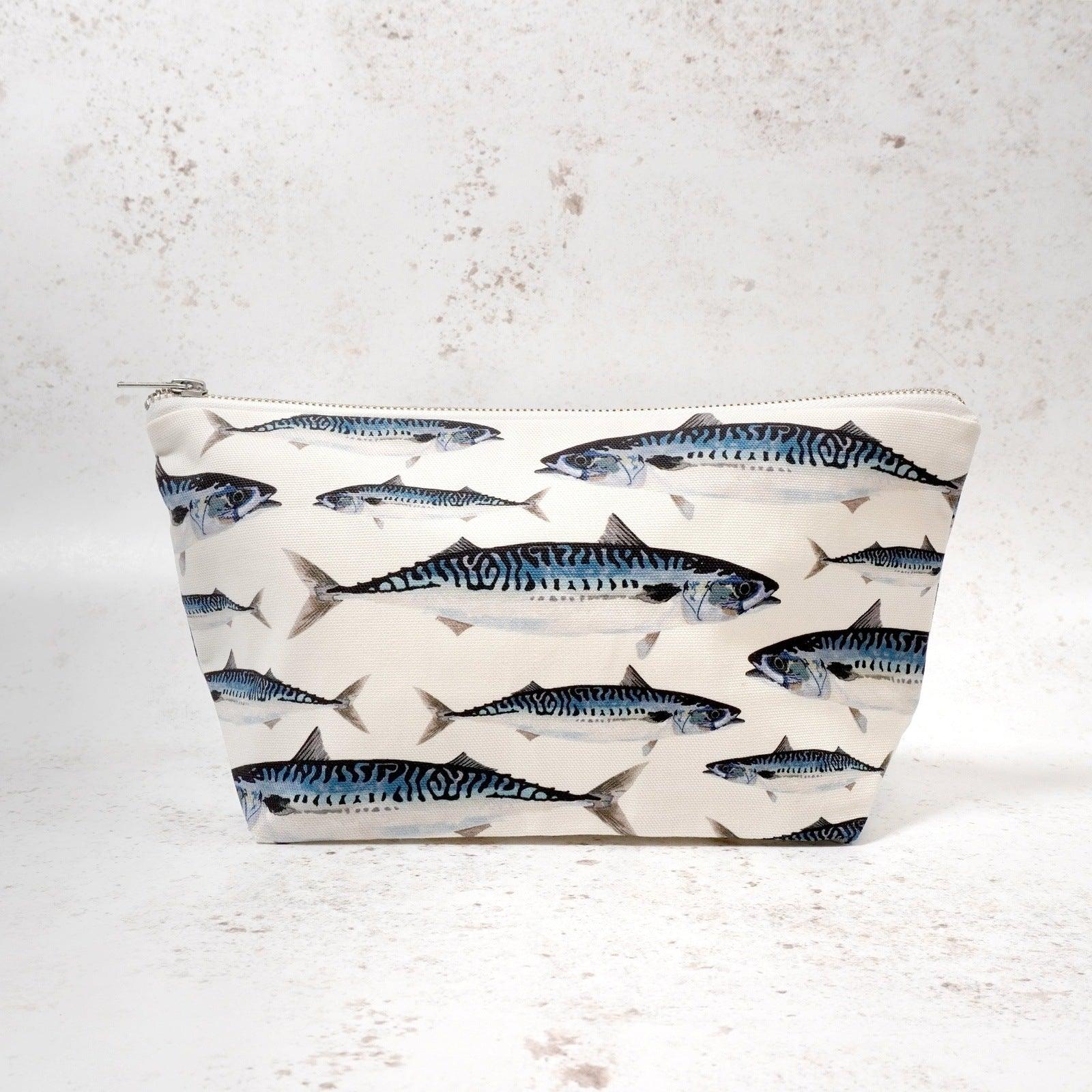 Mackerel wash bag perfect for travel
