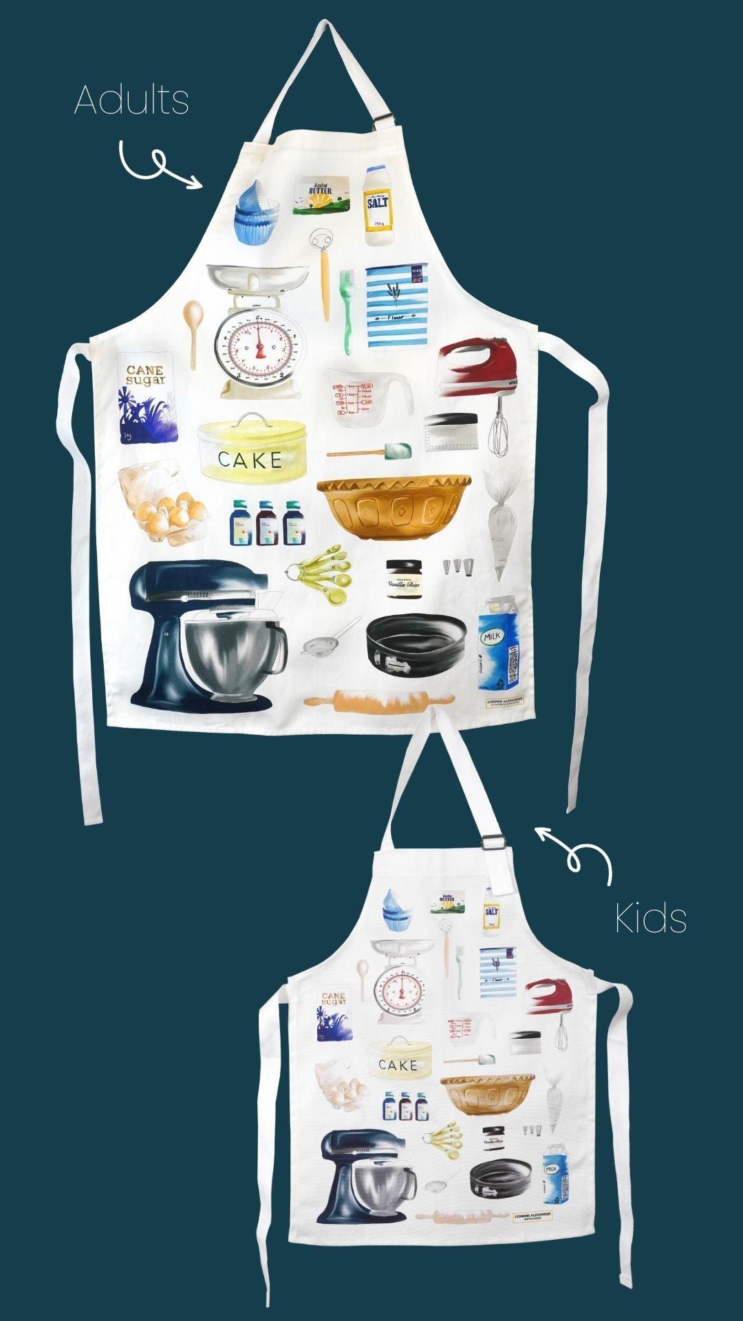 Matching Baking Aprons for Adults and Children