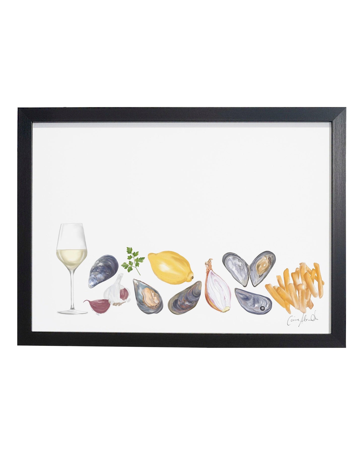 Moules Frites | Large Scale Print | A3