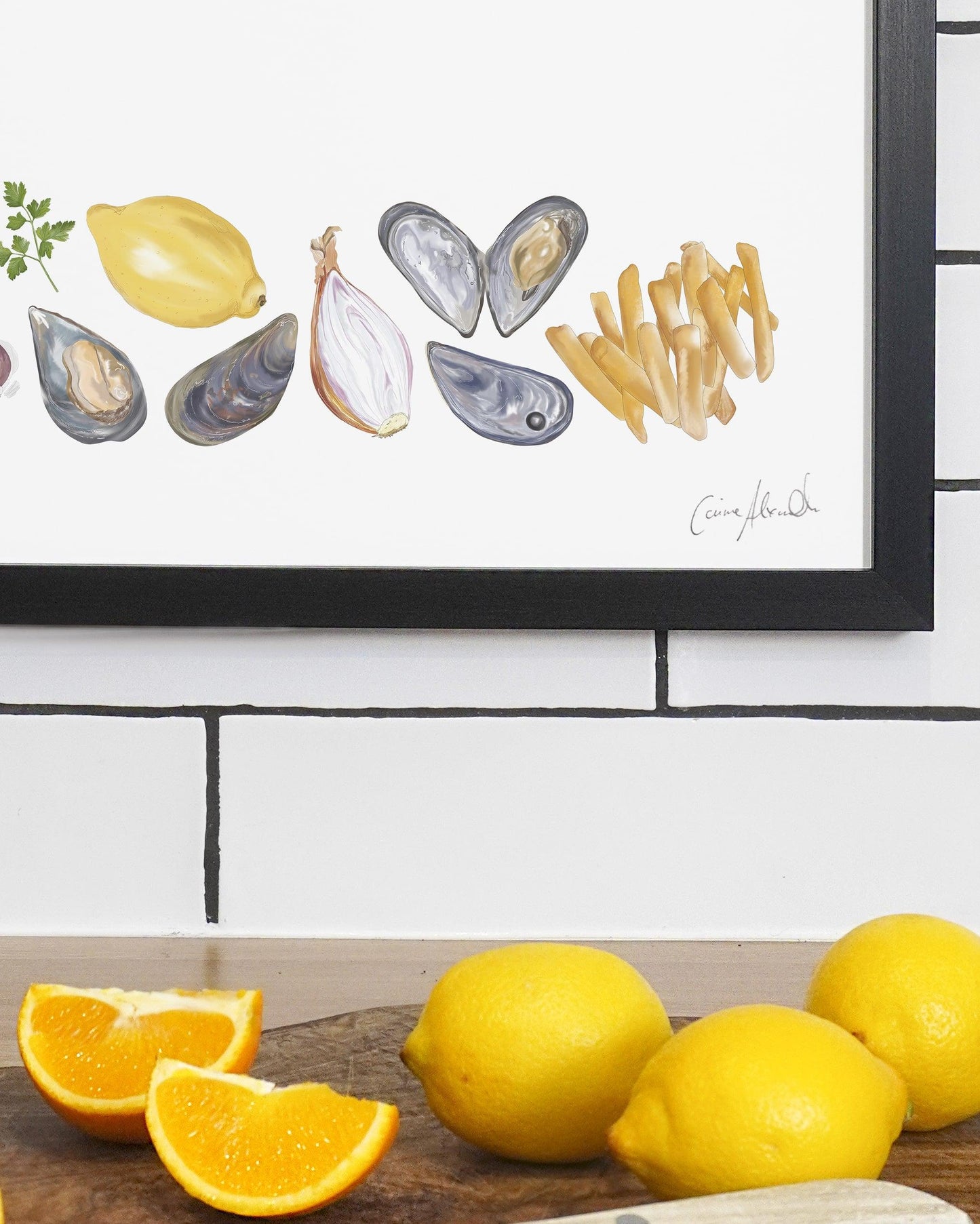Moules Frites | Large Scale Print | A3