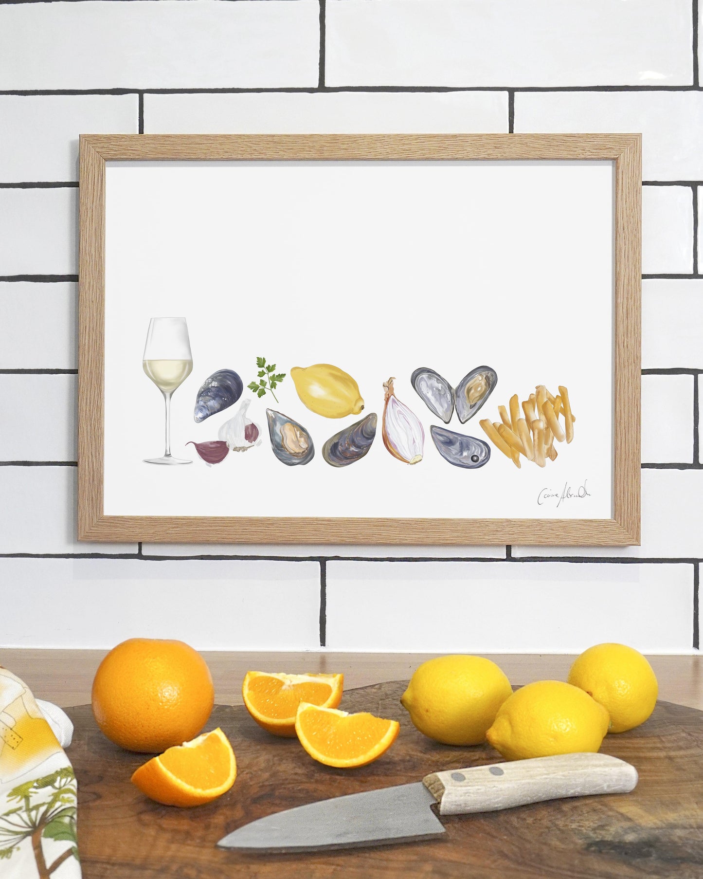 Moules Frites | Large Scale Print | A3