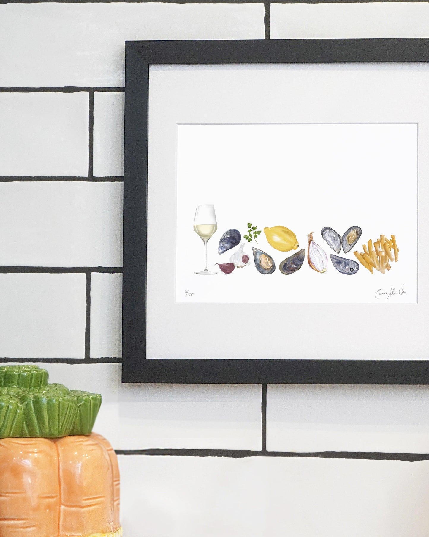 Moules Frites Print