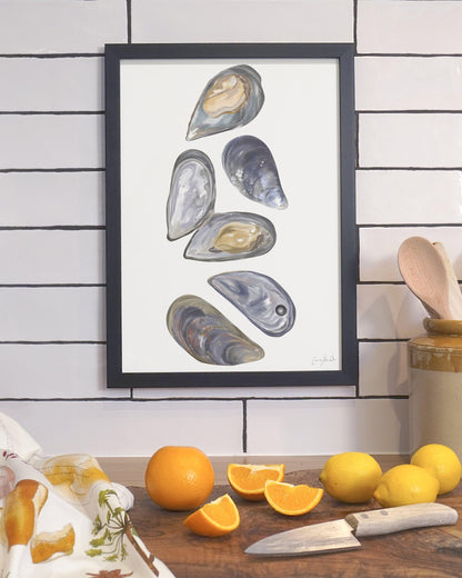 Mussels | Large Scale Print | A3