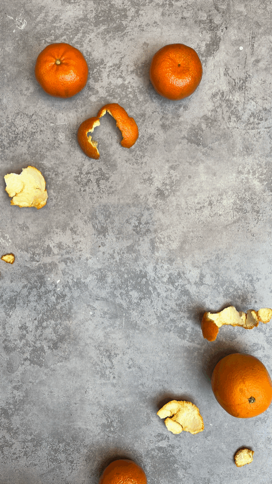 Orange Tea Towel