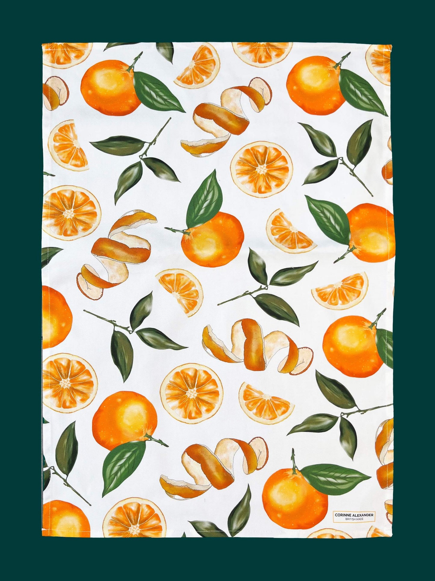 Orange Tea Towel