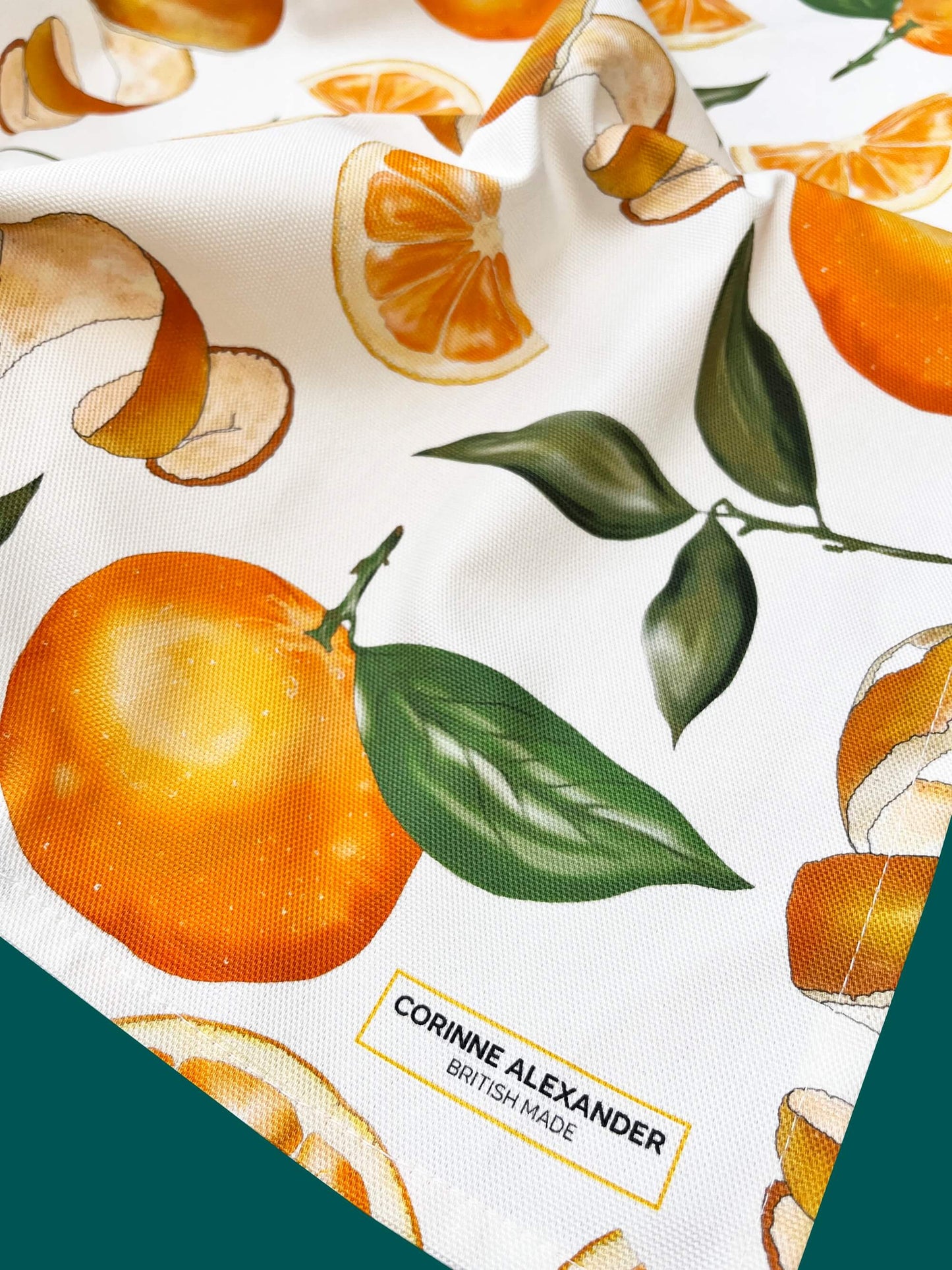 Orange Tea Towel