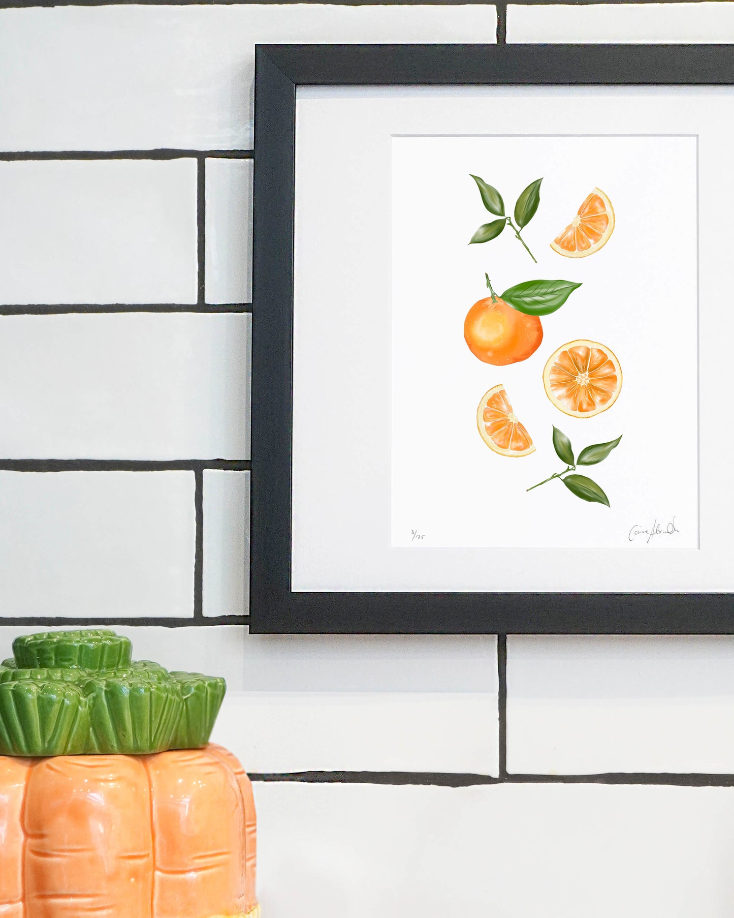Orange Art Print