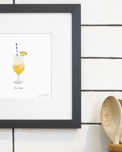 Pina Colada Cocktail Print