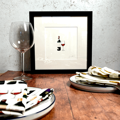 Red Wine Print