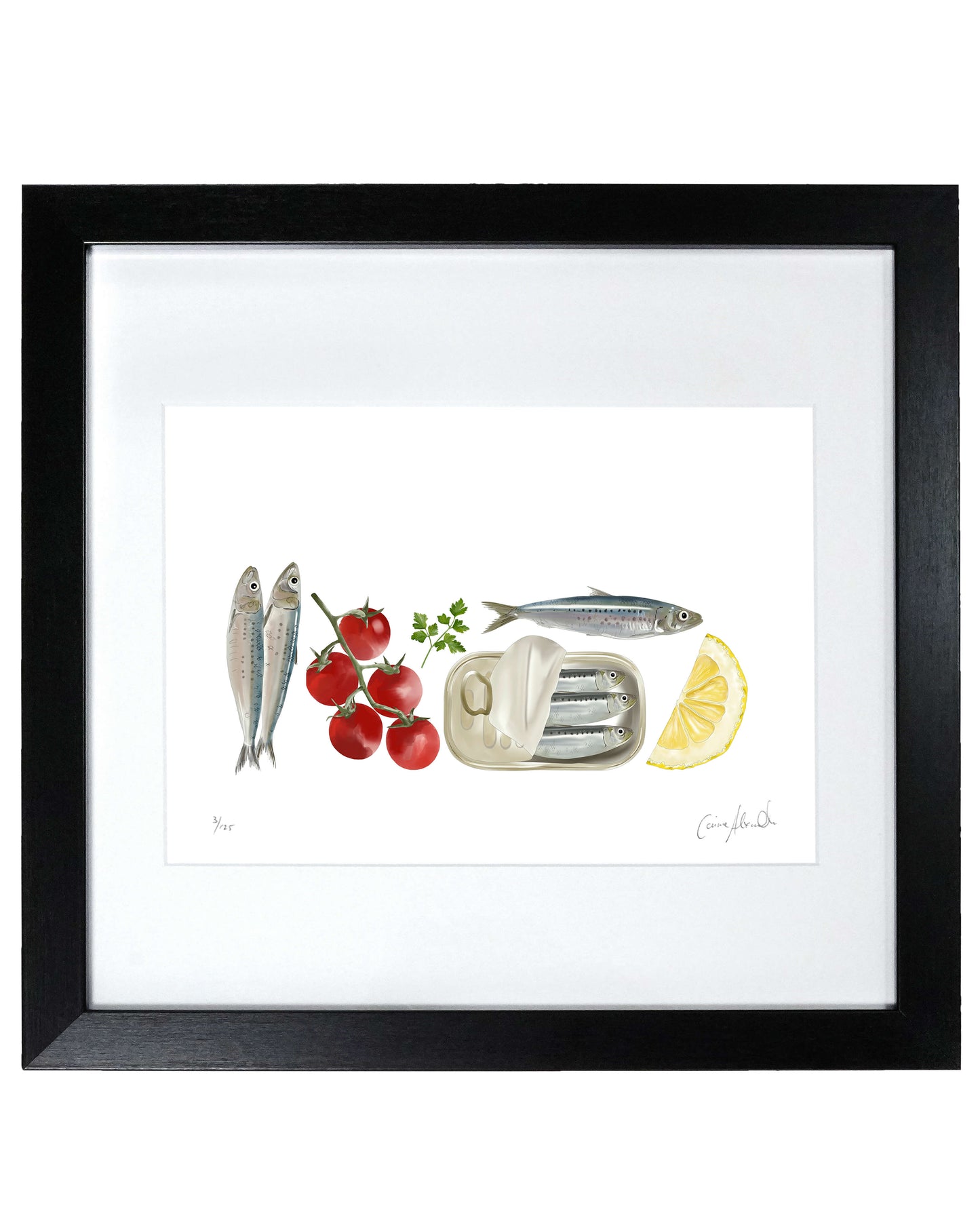 Sardine Print - Coastal Wall Art, British Made